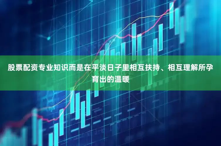 股票配资专业知识而是在平淡日子里相互扶持、相互理解所孕育出的温暖